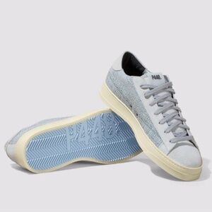 NWOT P448 Jack Suede & Woven Textured Sneakers, Women's Size 38 (US Size 8)